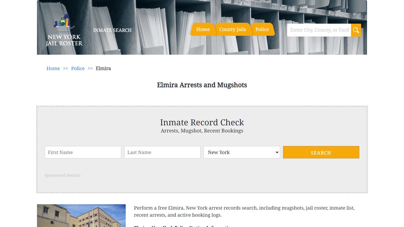 Elmira Arrests and Mugshots | Jail Roster Search